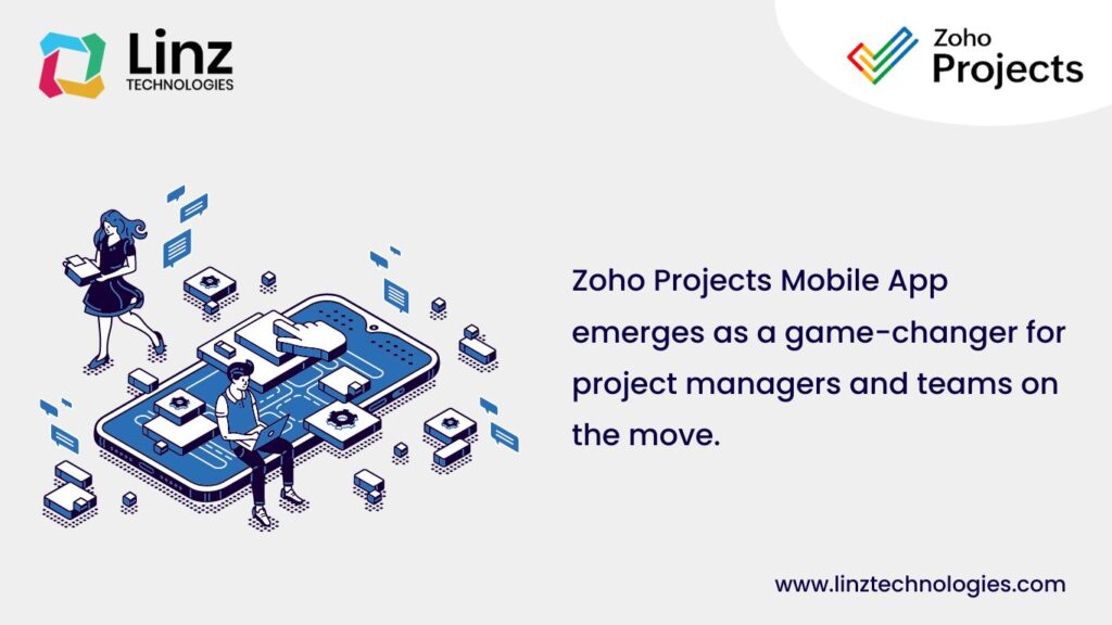 zoho projects mobile app android ios